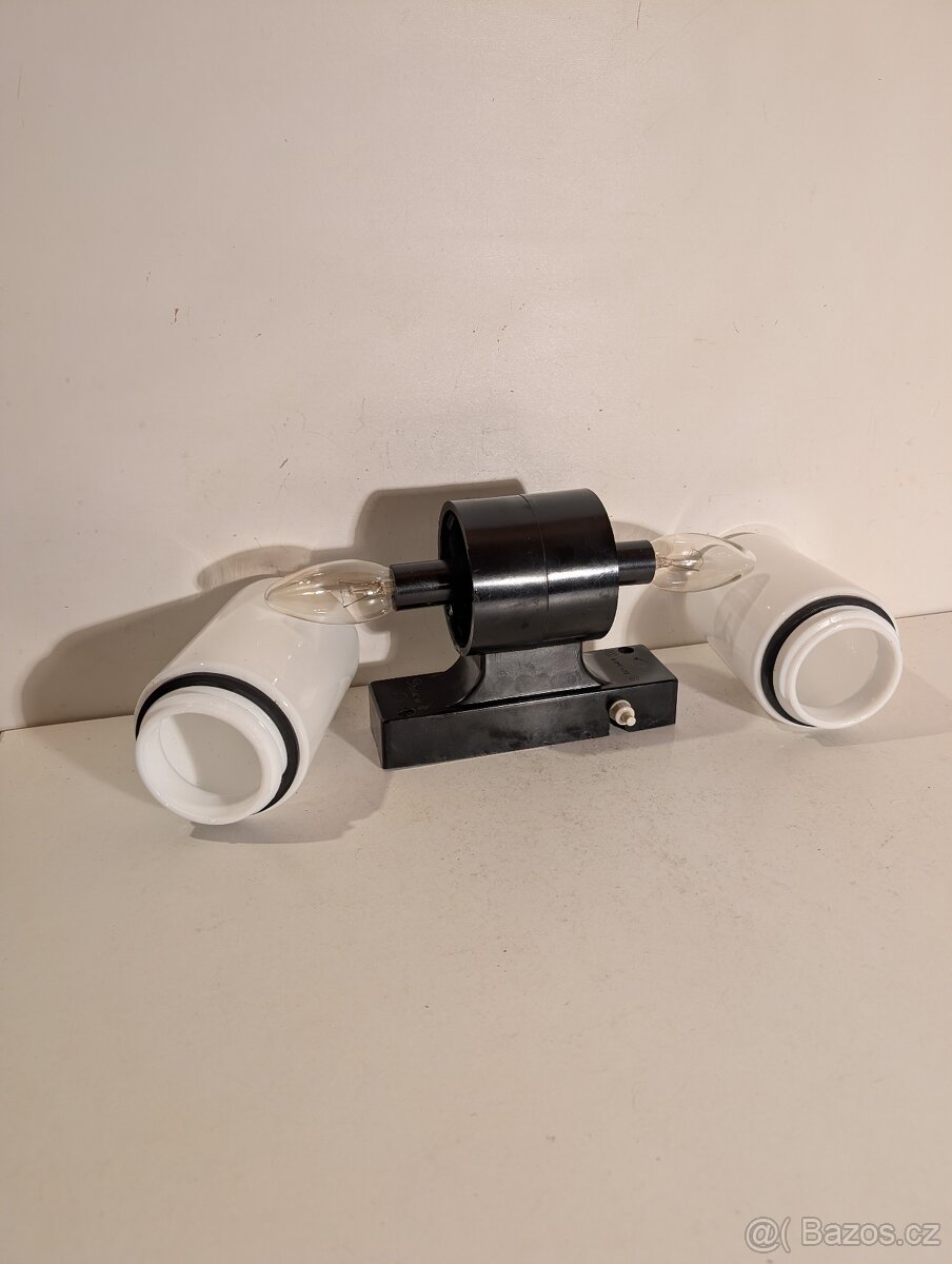 funkcionalistická bakelitová, lampa, lampička - 4