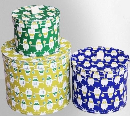 Kulaté krabice Kazeto Limited edition výpravčí Decorplay 3ks - 4