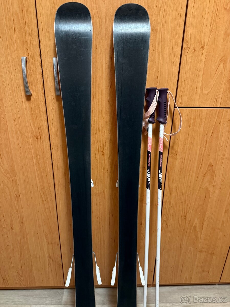 Dětské lyže 130 cm + lyžáky - 4