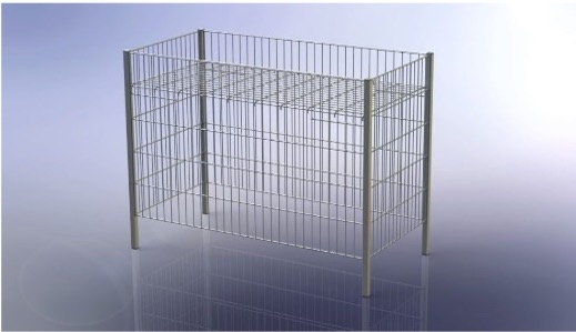 Prodejní drátěné (hrabací) koše - 4