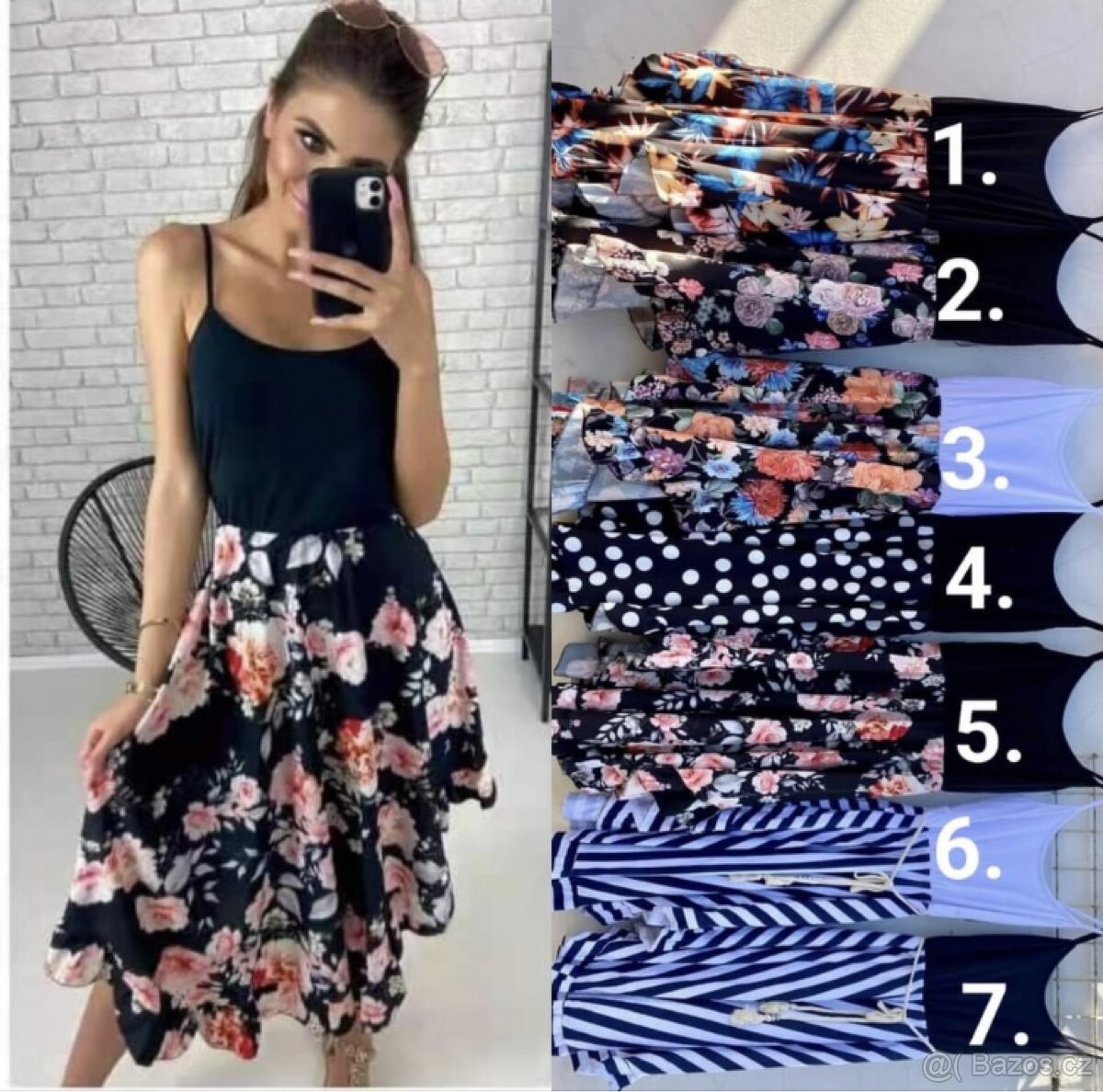 Ramínkové šaty s motivem - 4