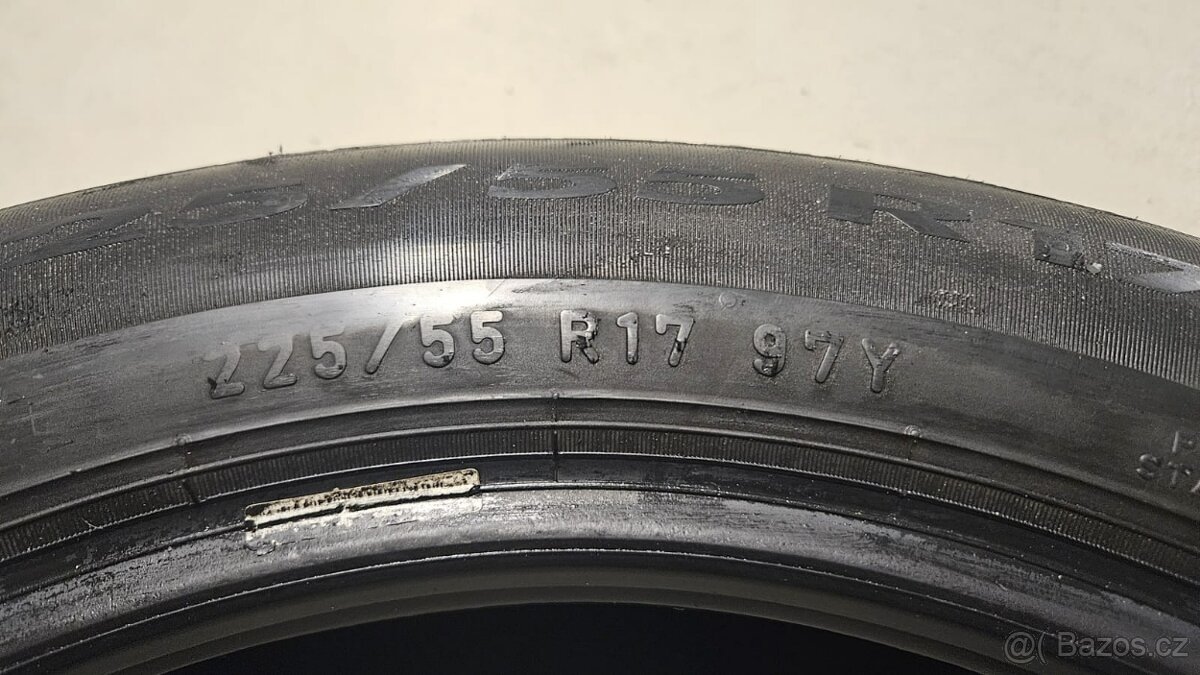 Sada letných pneu Pirelli 225/55 R17 - 4