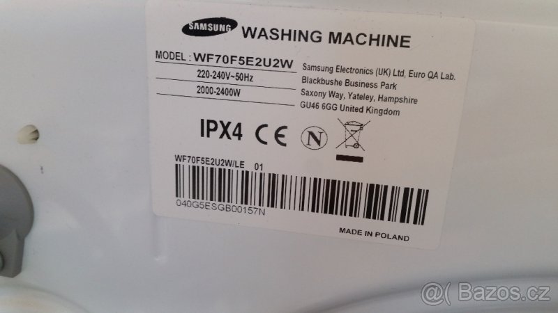 Pračka SAMSUNG, REPASOVANÁ SE ZÁRUKOU - 4
