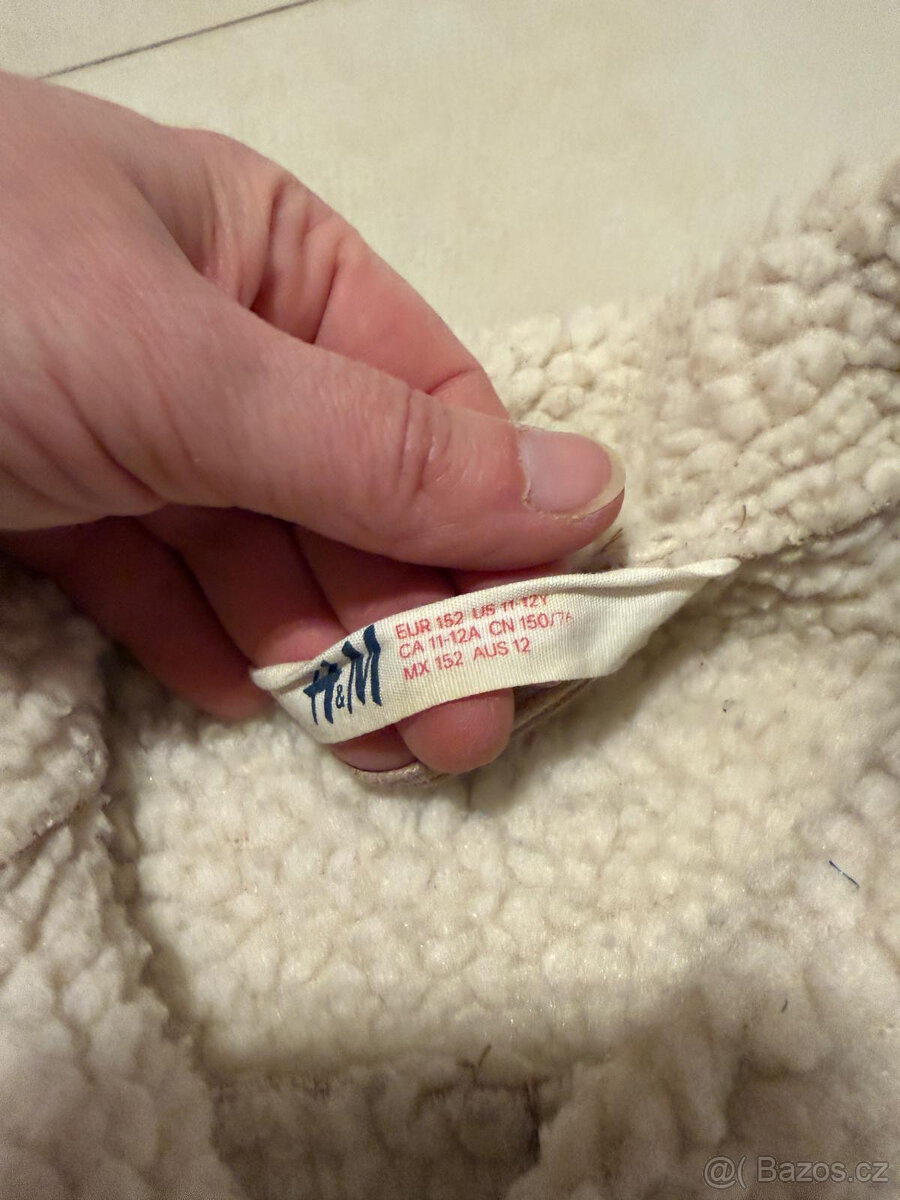 Dívčí bunda - kožíšek vel. 152 - 4