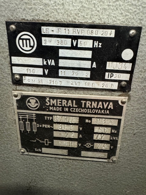 Excentrický lis Šmeral Trnava LEN 100 P - 4