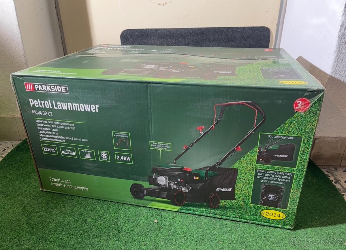 Benzínová sekačka Parkside - nová - 4
