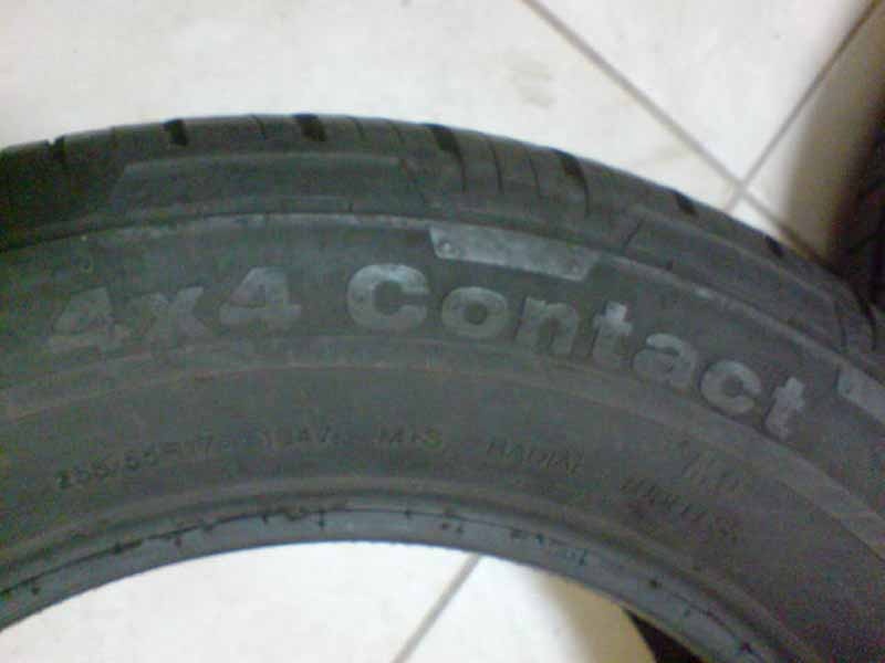 Celoroční? pneu, 255/55/17, Continental 4x4 Contact, M+S, 10 - 4