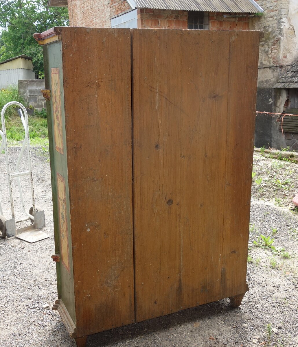 Malovaná skříň, originální malba - 4