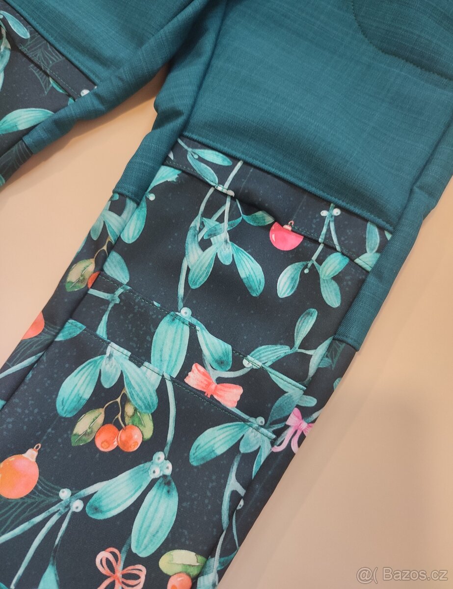 LETNÍ Softshellové kalhoty jmelí vel.116 - 4