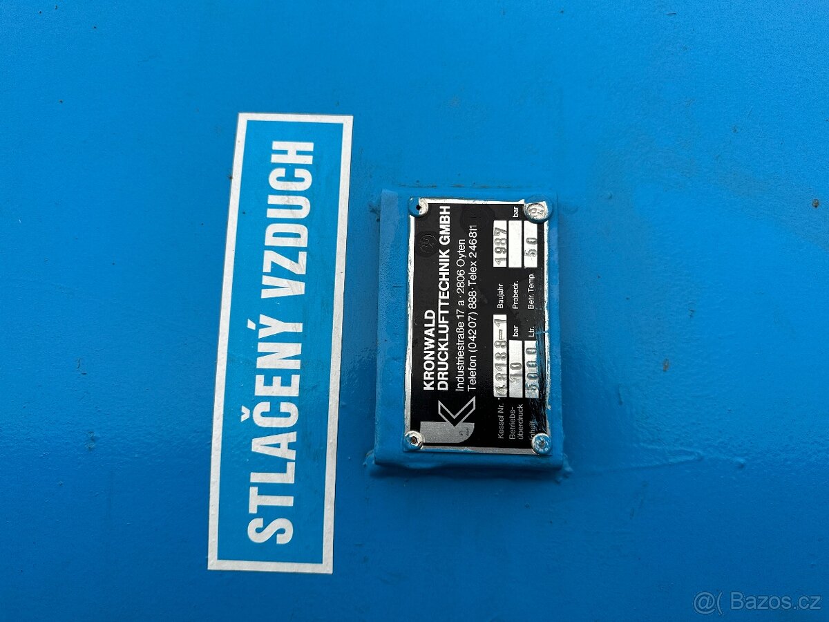 Tlaková nádoba - vzdušník objem 5000 l - 4