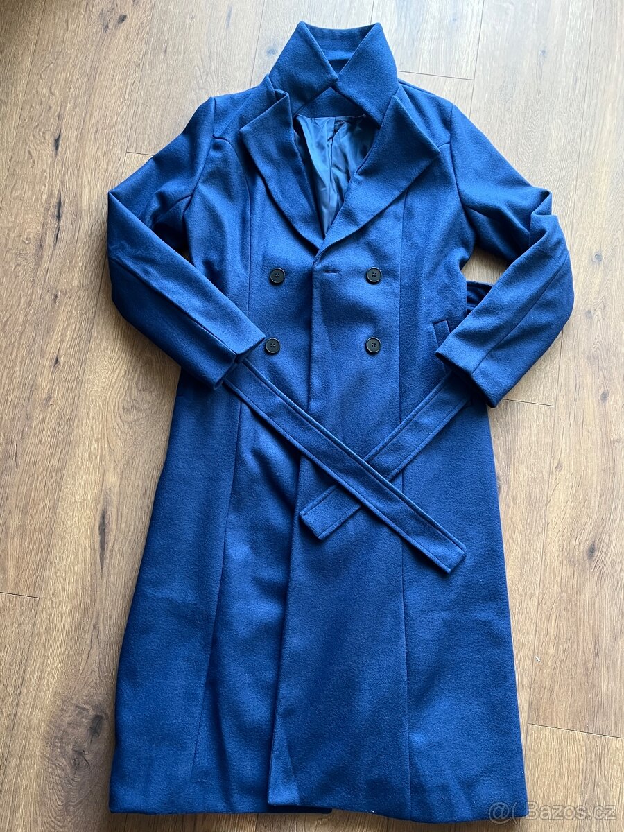 Modrý kabát #Dlouhy kabat - 4