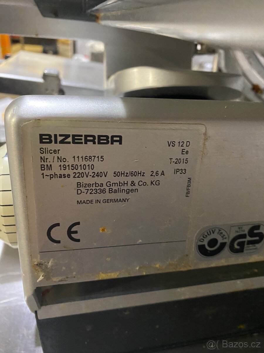 Nářezový stroj Bizerba -VS 12D-220 V - 4