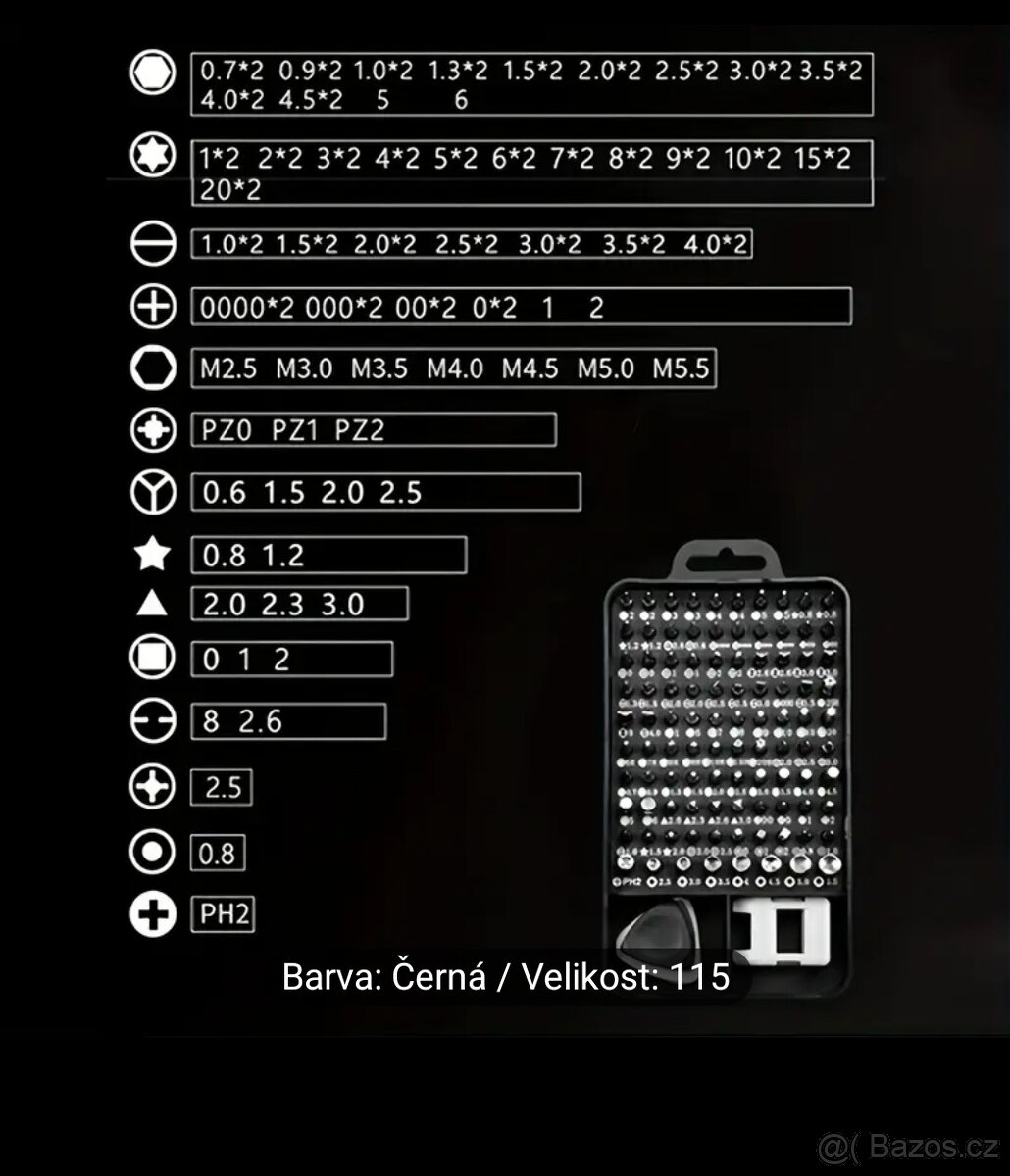 Sada nářadí pro drobnou elektroniku - 4