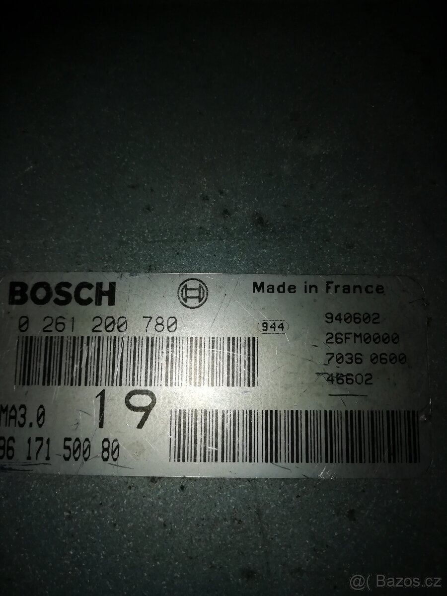 řídící jednotka Bosch - 4