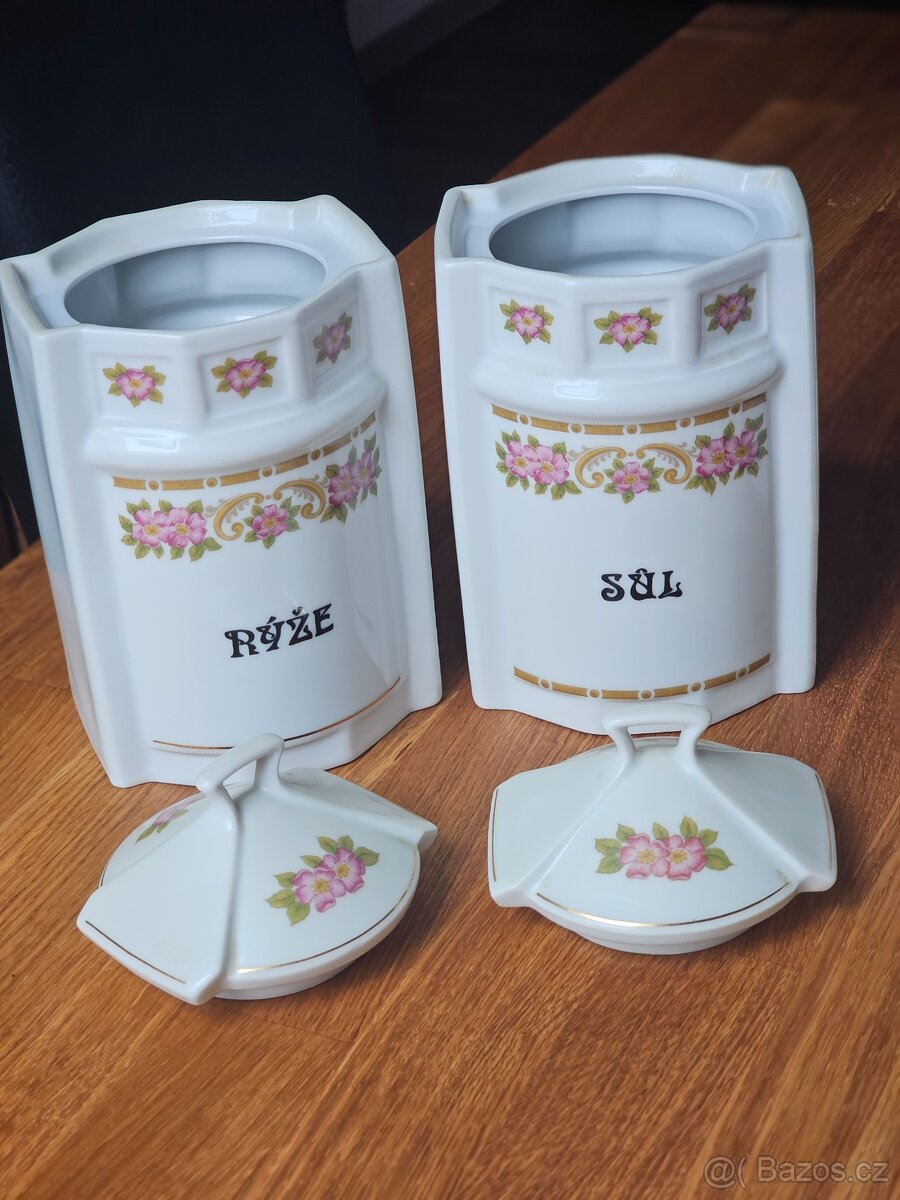 Porcelánové dózy na potraviny - 4