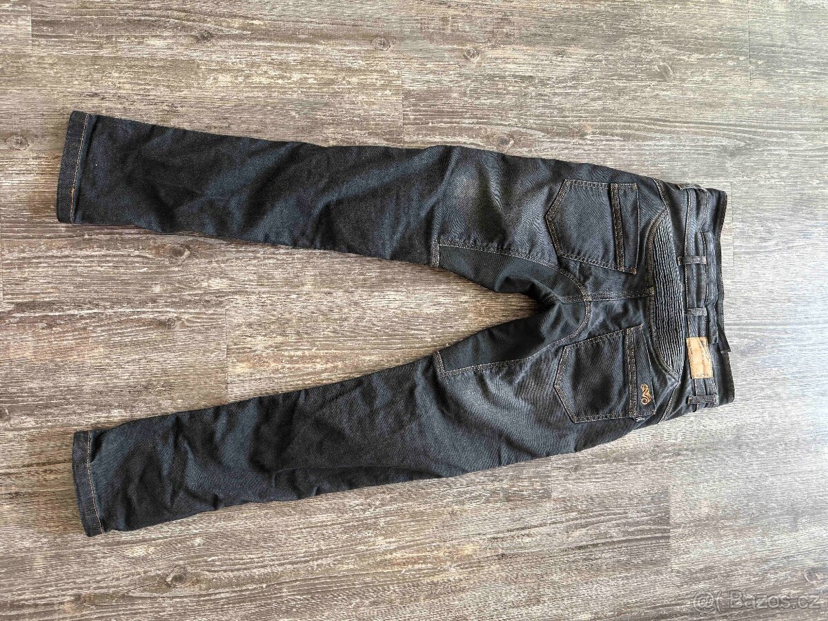 MBW Kevlar Jeans Rebeka - dámské černé vel.40 - 4
