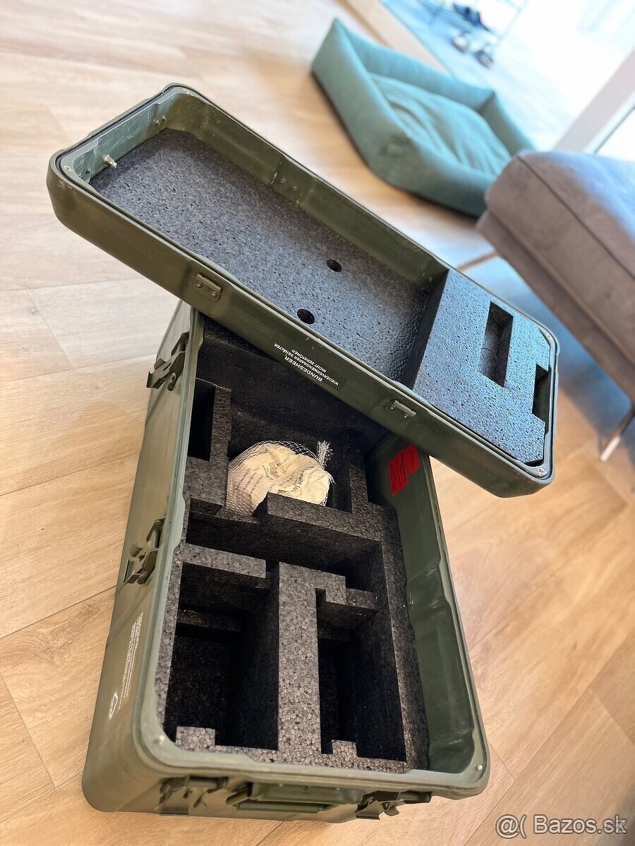 Vojenské bedny, ochranné kufříky 80×40×40 cm Bundeswehr - 4