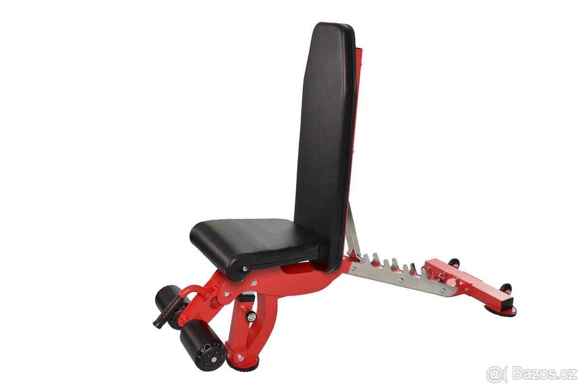 Polohovací lavice s opěrkou pro nohy - 4