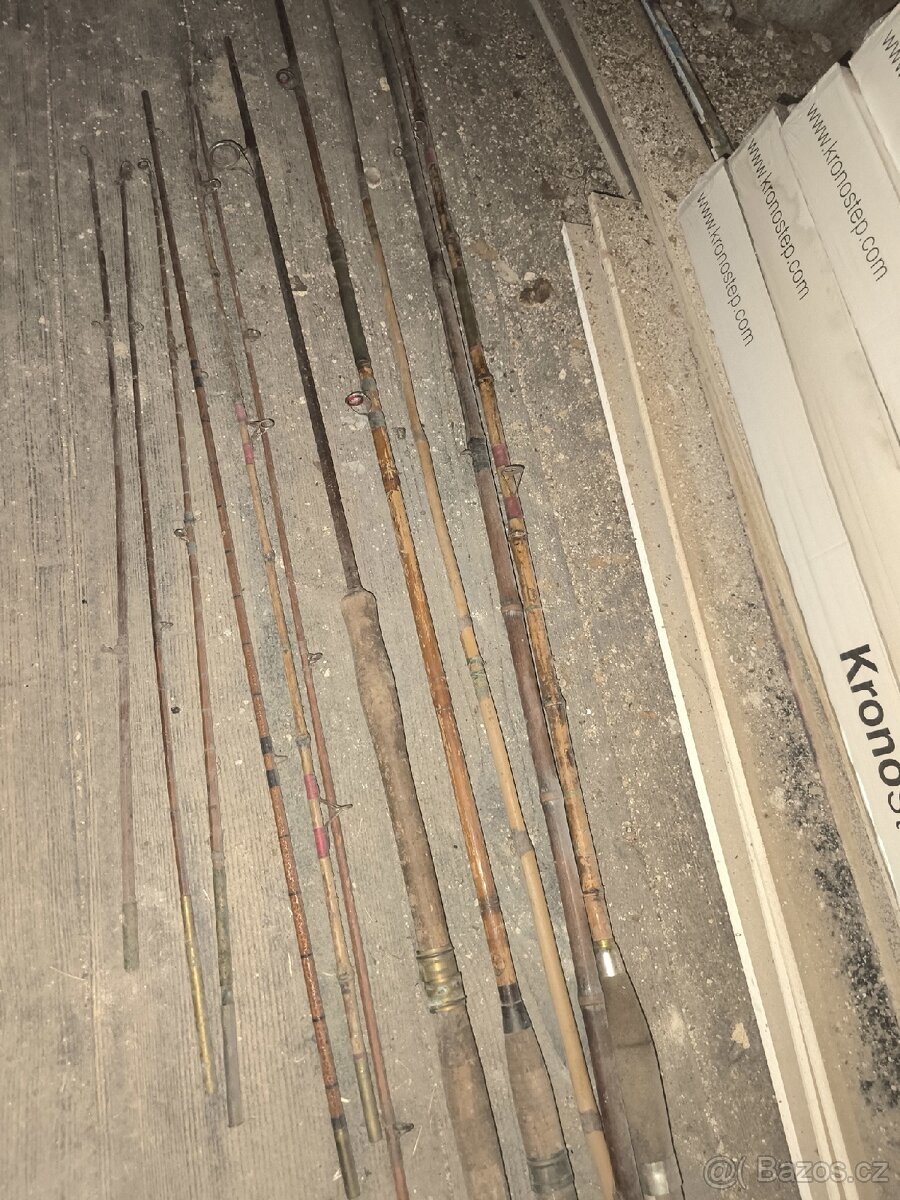 Staré rybářské pruty - 4