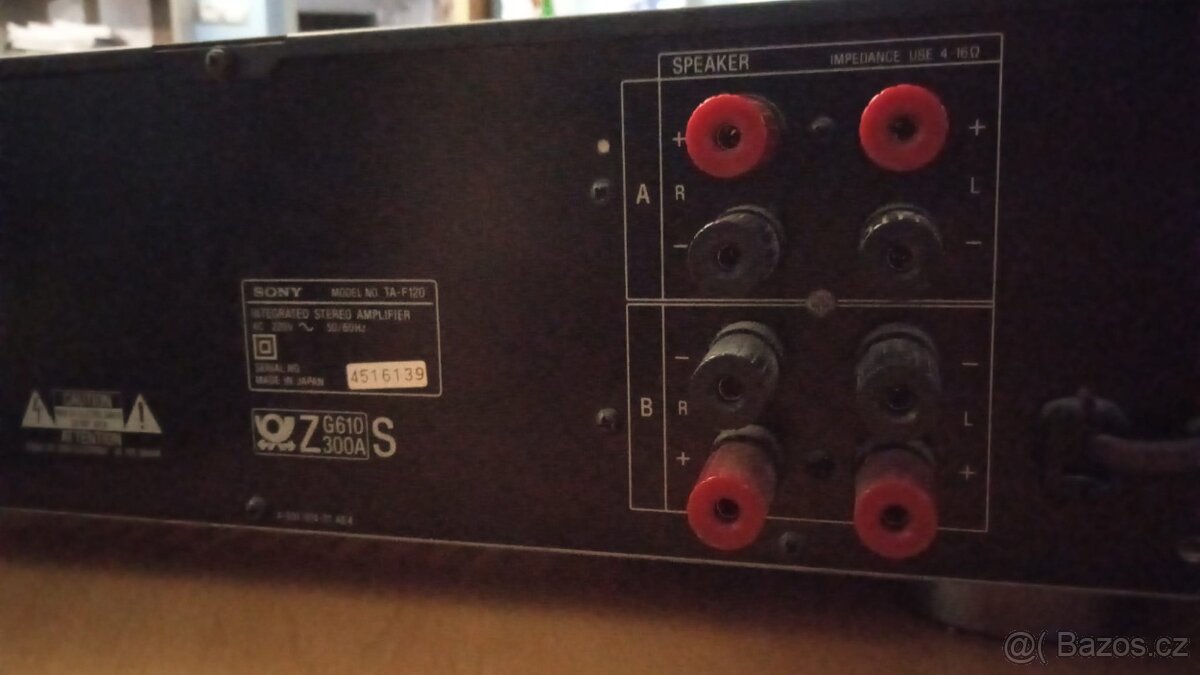 SONY INTEGROVANÝ ZESILOVAČ TA-F120A - 4