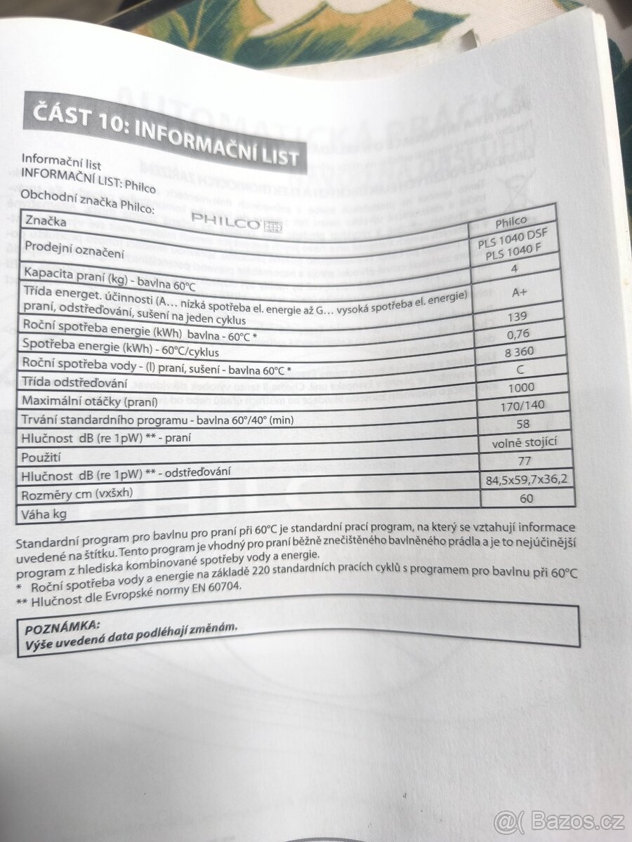 Prodám malou pračku - 4