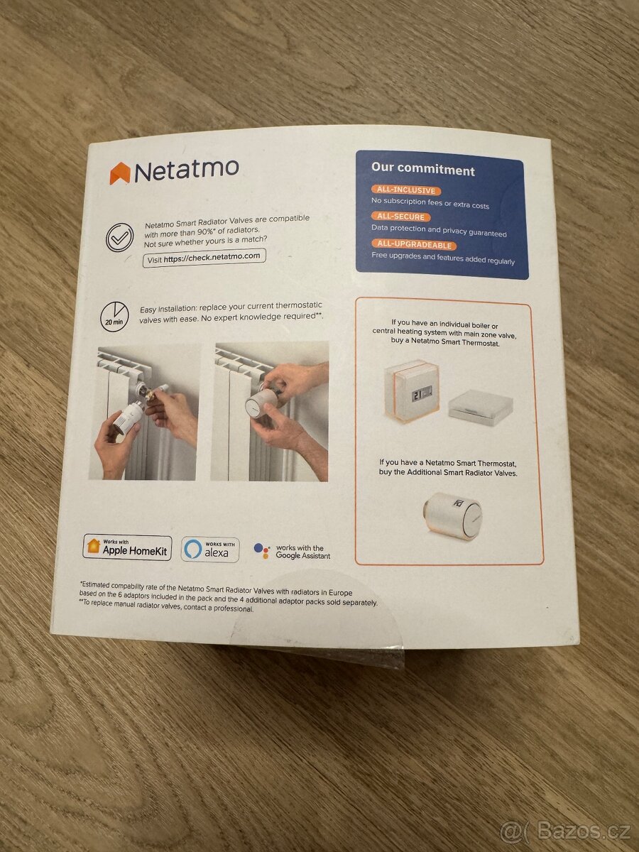 Chytré termostatické hlavice komplet sada Netatmo - 4