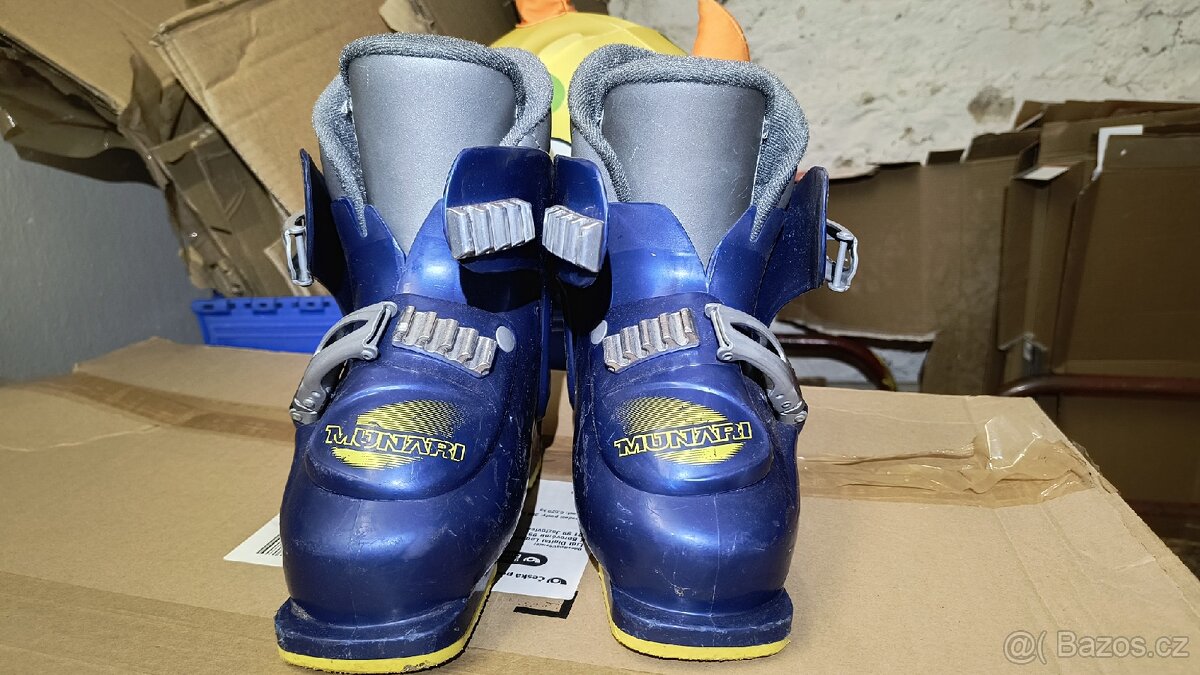 Dětské lyže 70cm, lyžáky 165mm - 4