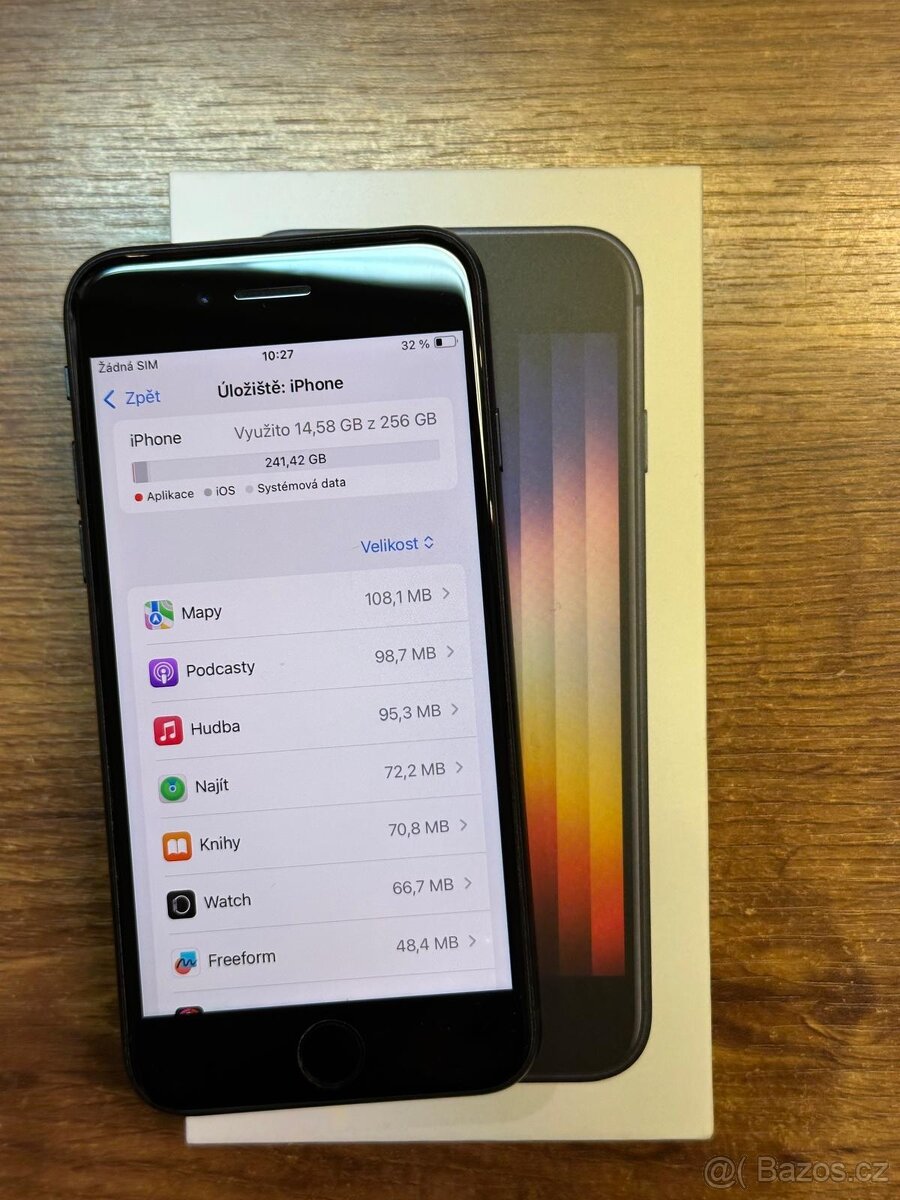 Apple iPhone SE 2022, 256GB, jako nový, krásný dárek - 4