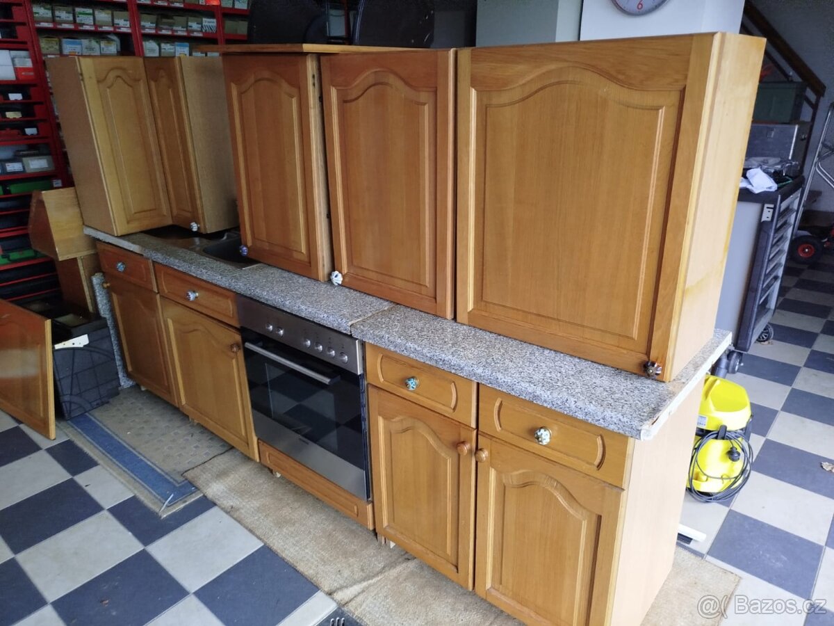 Kuchyněprotebe rustikalní, venkovská, rovná 290 cm - 4