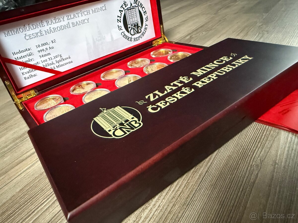 Etue pro zlaté mince ČNB 1oz mimořádná ražba Hus Bula Václav - 4