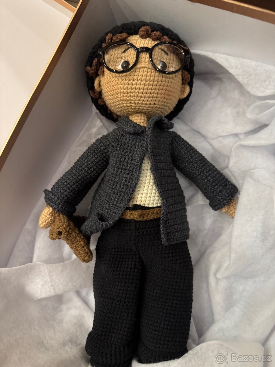 Háčkovaný manažer - 40 cm - 4