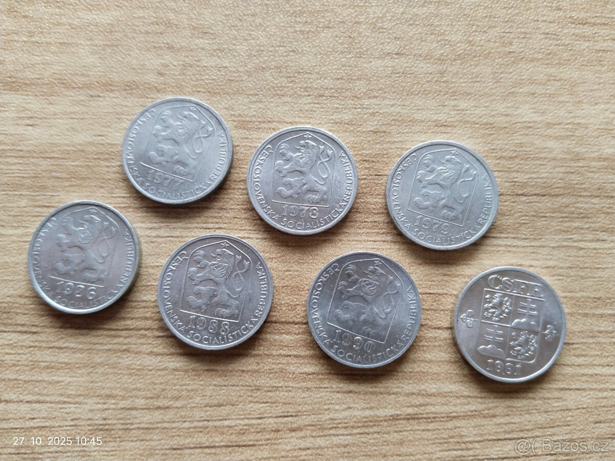 7x 5 haléřů Československo - 4
