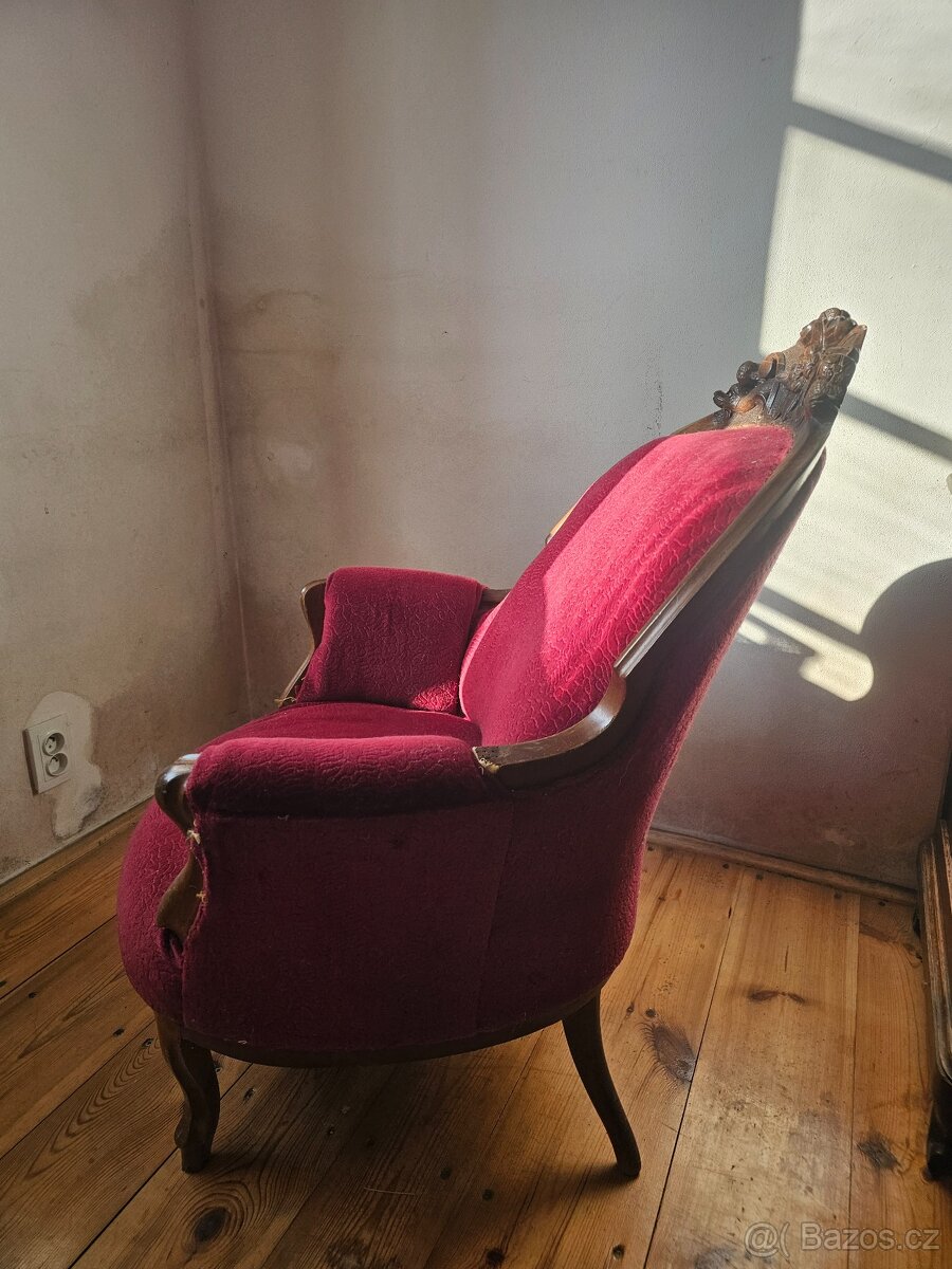 Starožitné křeslo - 4