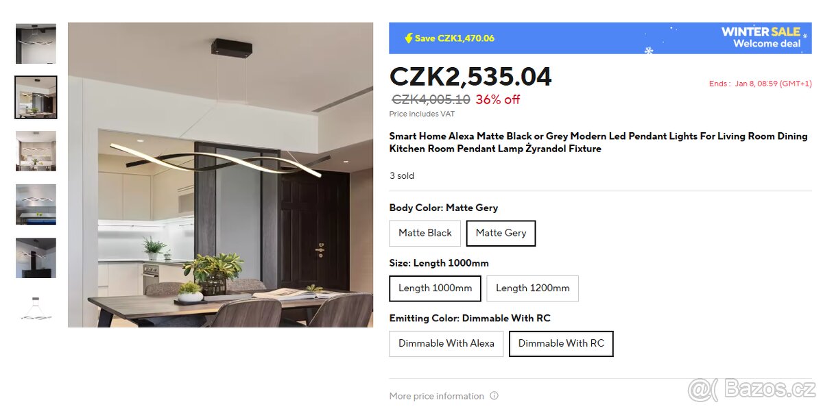 Stmívatelné světlo 100 cm - 4