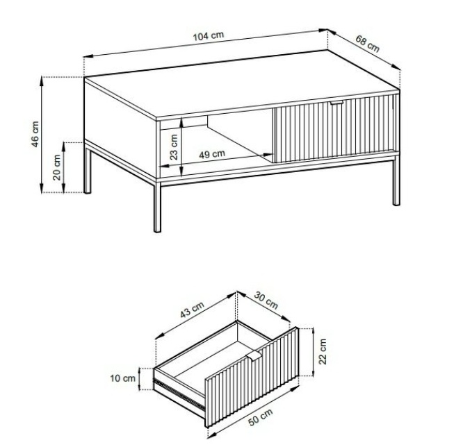 Konferenční stolek - 4
