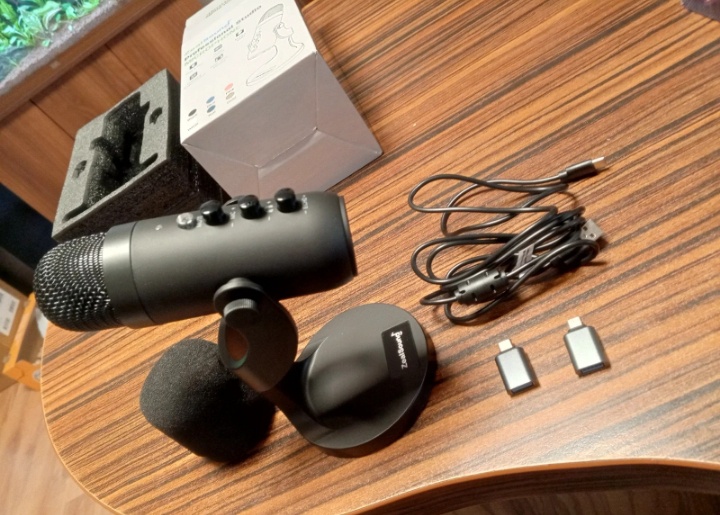 Stolní mikrofon USB k PC - 4