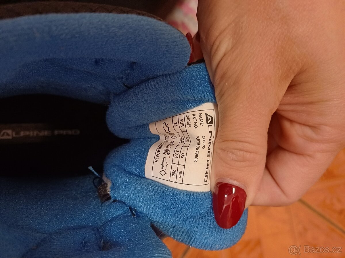 Nové boty zn. Alpine Pro, vel. 31 - 4