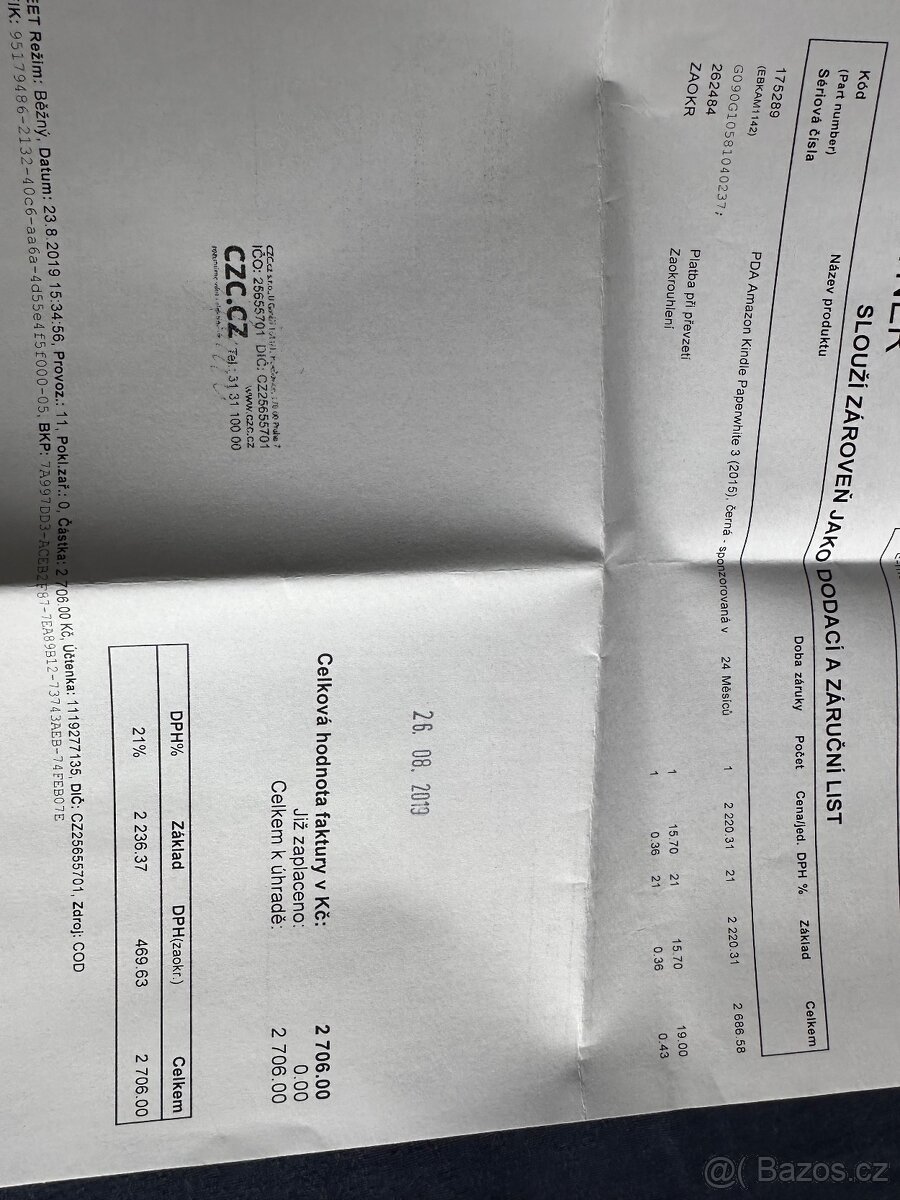 Čtečka knih Amazon kindle paperwhite 3 - 4