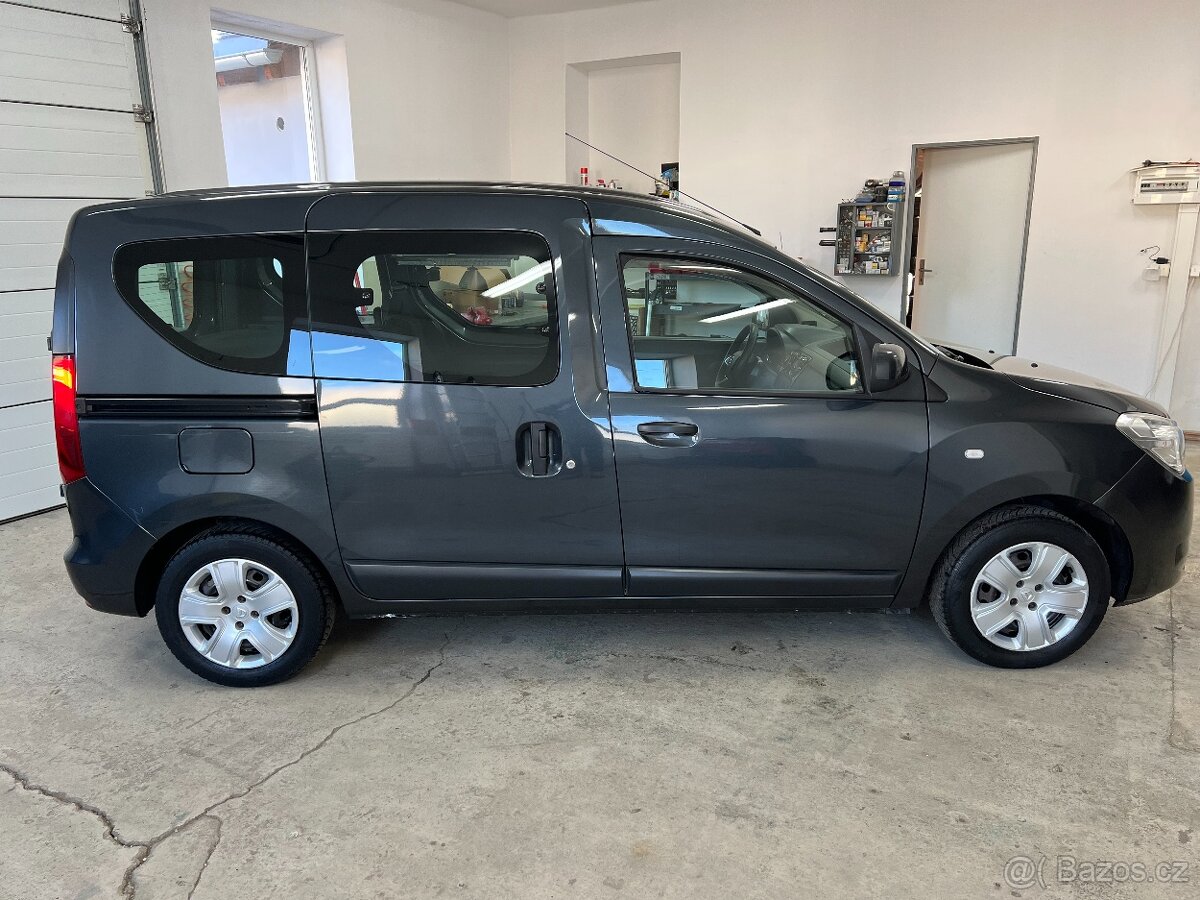 Dacia Dokker 1.6i 75KW 1.MAJITEL SERVISKA TEMPOMAT TAŽNÉ ZAŘ - 4