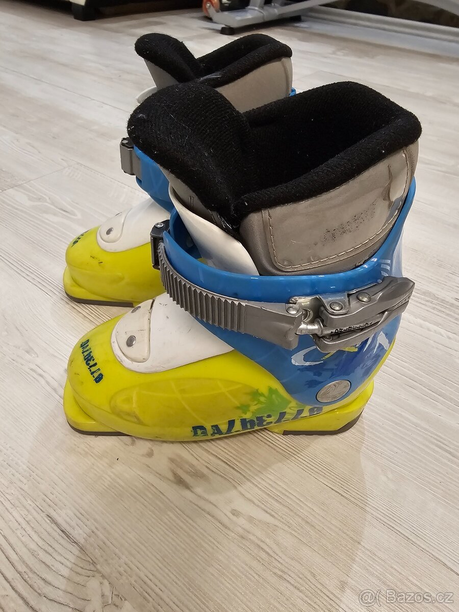 Dětské lyže Atomic 80 cm a lyžařské boty Dalbello vel. 26 - 4