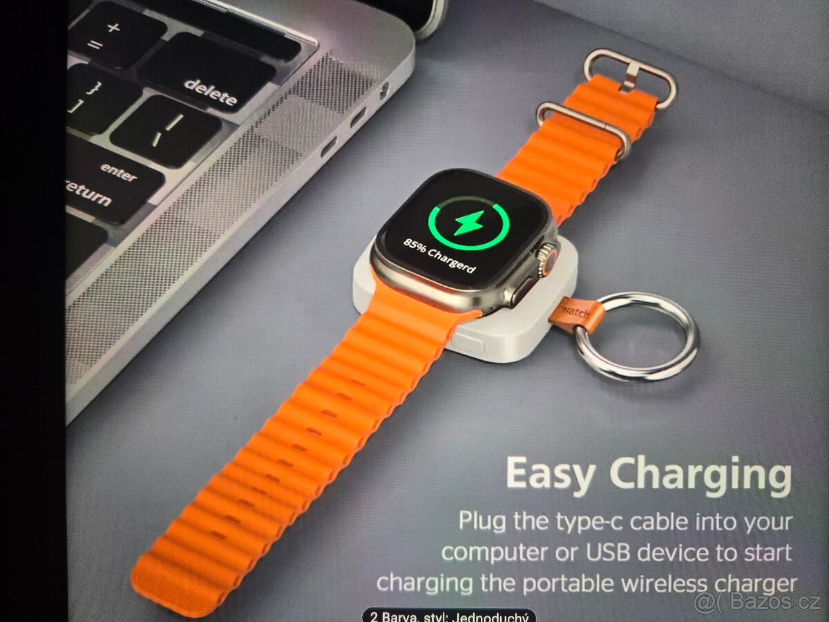 powerbanka vireless nabíječka pro Apple watch mobilní - 4