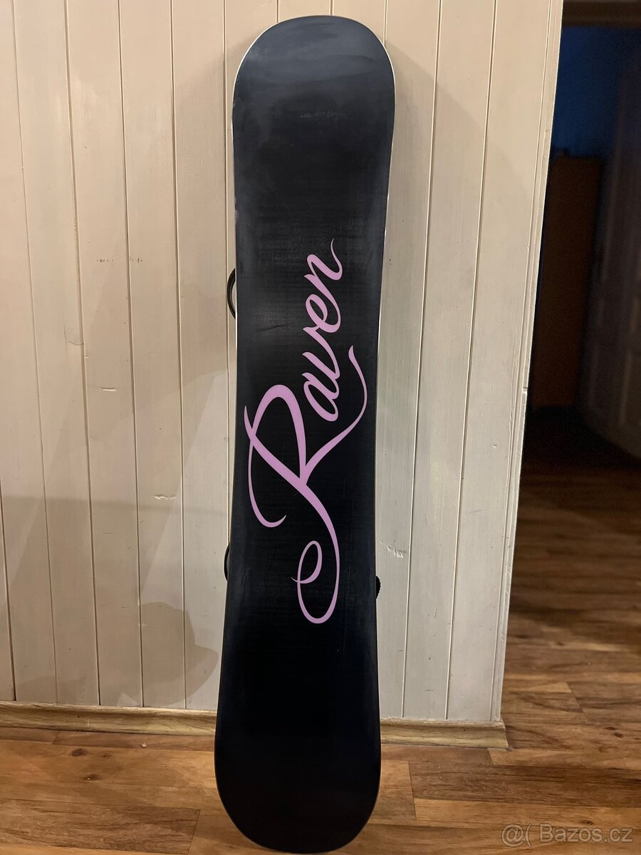 Prodám damské prkno RAVEN 143cm s vázáním Beany - 4