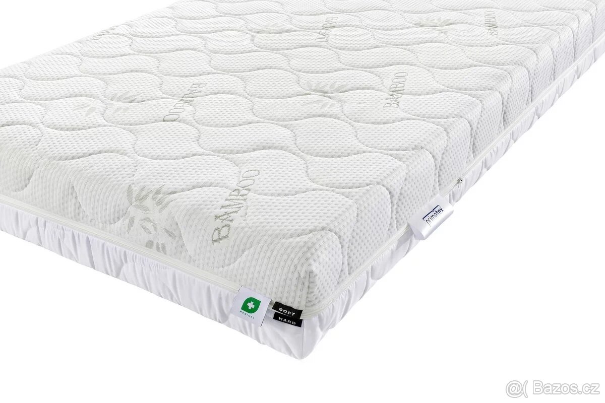 2ks nových matrací 90cnx200cm, stupeň tvrdosti H3/H4 - 4