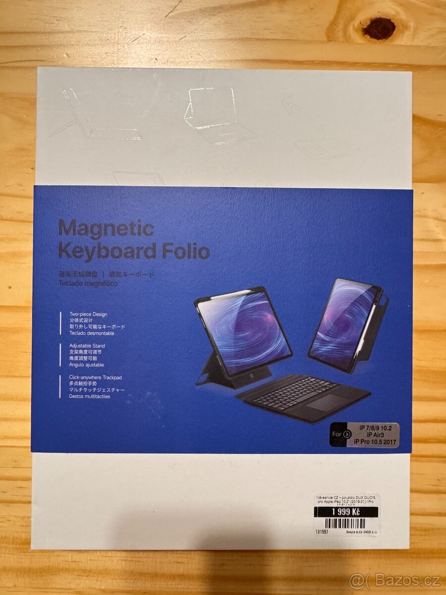 Klávesnice CZ + pouzdro DUX DUCIS pro Apple iPad - 4