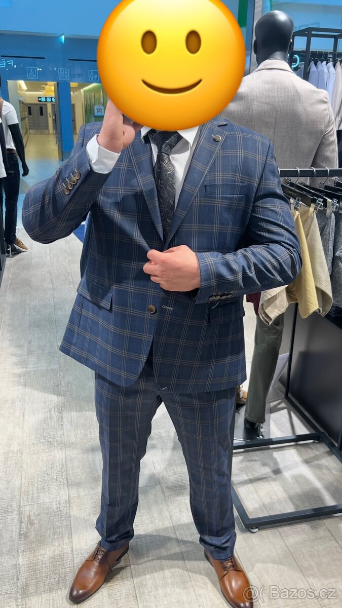 Prodám nový pánský oblek značky FERATT - 4