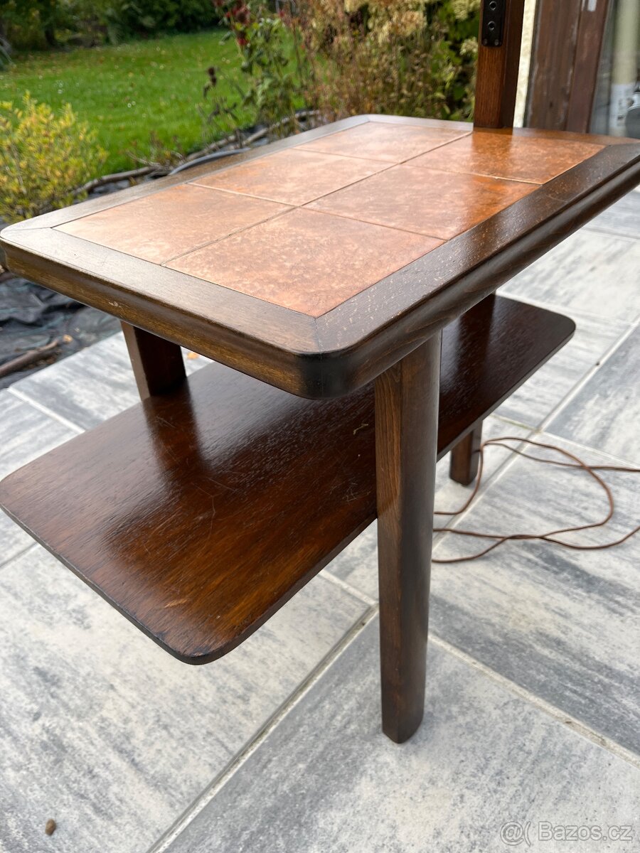 Starožitná lampa se stolkem - AKCE doprava - 4