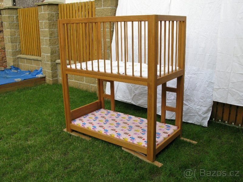 Dětská palanda z masivu 140 x 70 cm - 4