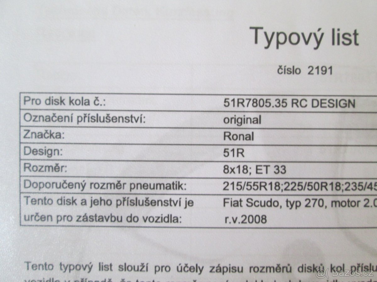 TYPOVE LISTY PRO ZAPIS KOL DO TP