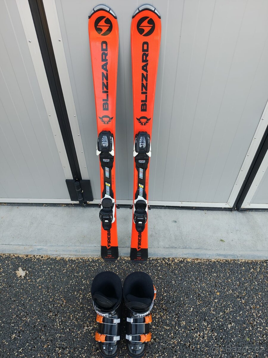 Dětské lyže Blizzard Firebird JR 110 + Boty Tecnica 230-235 - 4