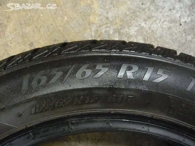 Zimní Pneumatiky 165 65 15, 165/65/15, 165-65-15. - - 4